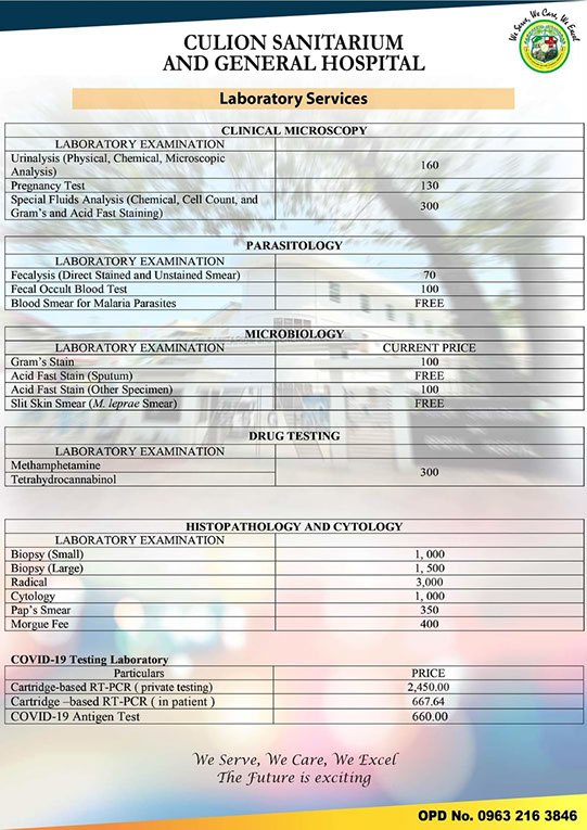 Lab Services - Price List p3