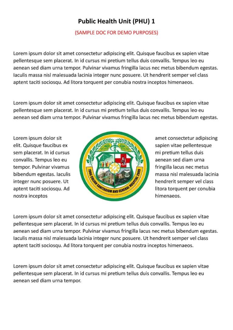 Phu 1 (sample doc image)
