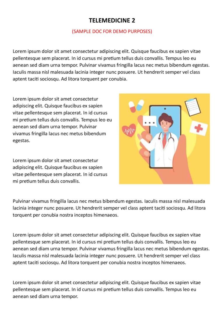 Telemedicine 2 (sample doc image)